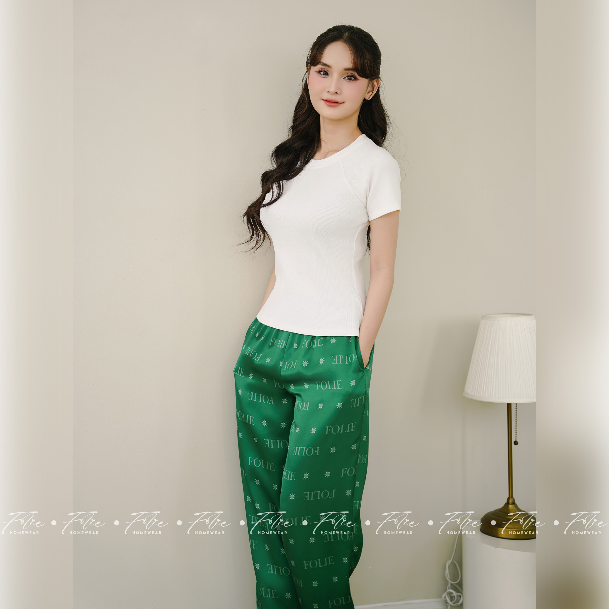 COUPLE COMBO 2 (Xanh lá) - Set đồ mặc nhà 