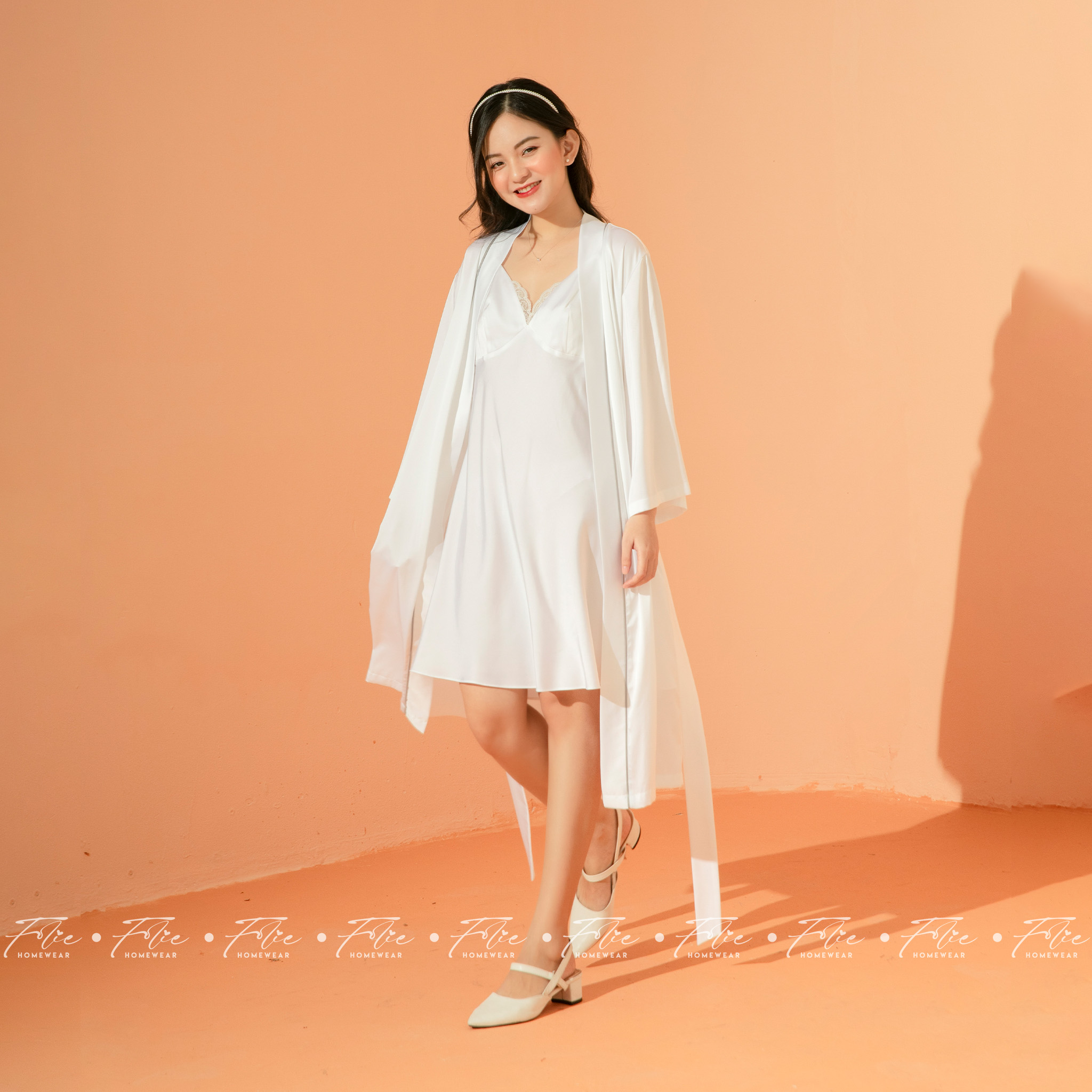 ĐẦM FD28.1 + ÁO CHOÀNG 