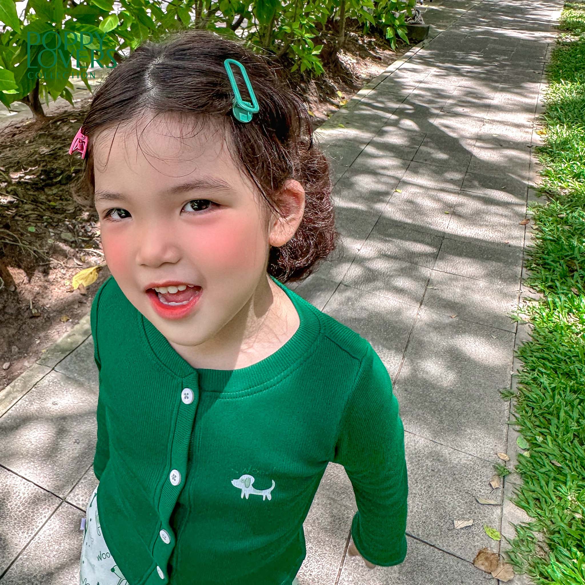 Bộ mặc nhà cho bé FKLA4Q3.9 xanh lá 