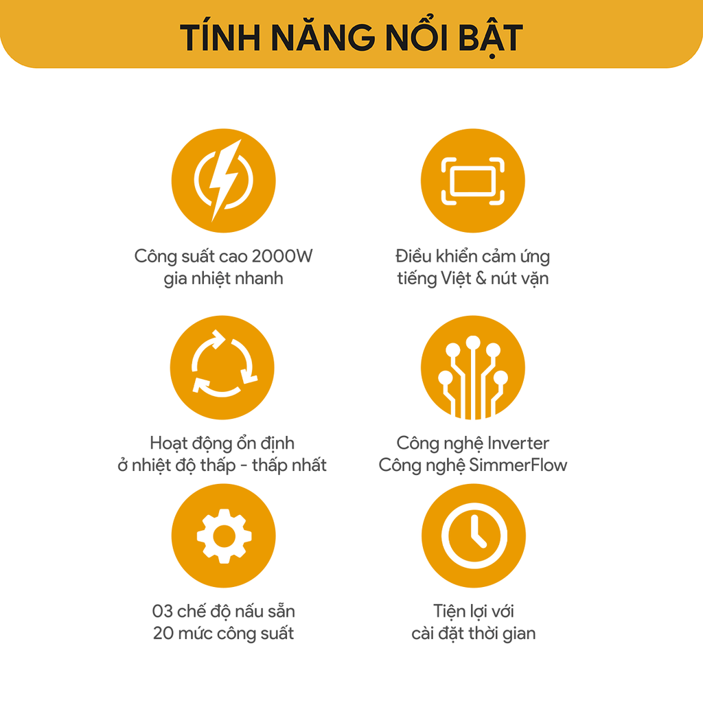 Bếp từ đơn BlueStone ICB-6618 2000W