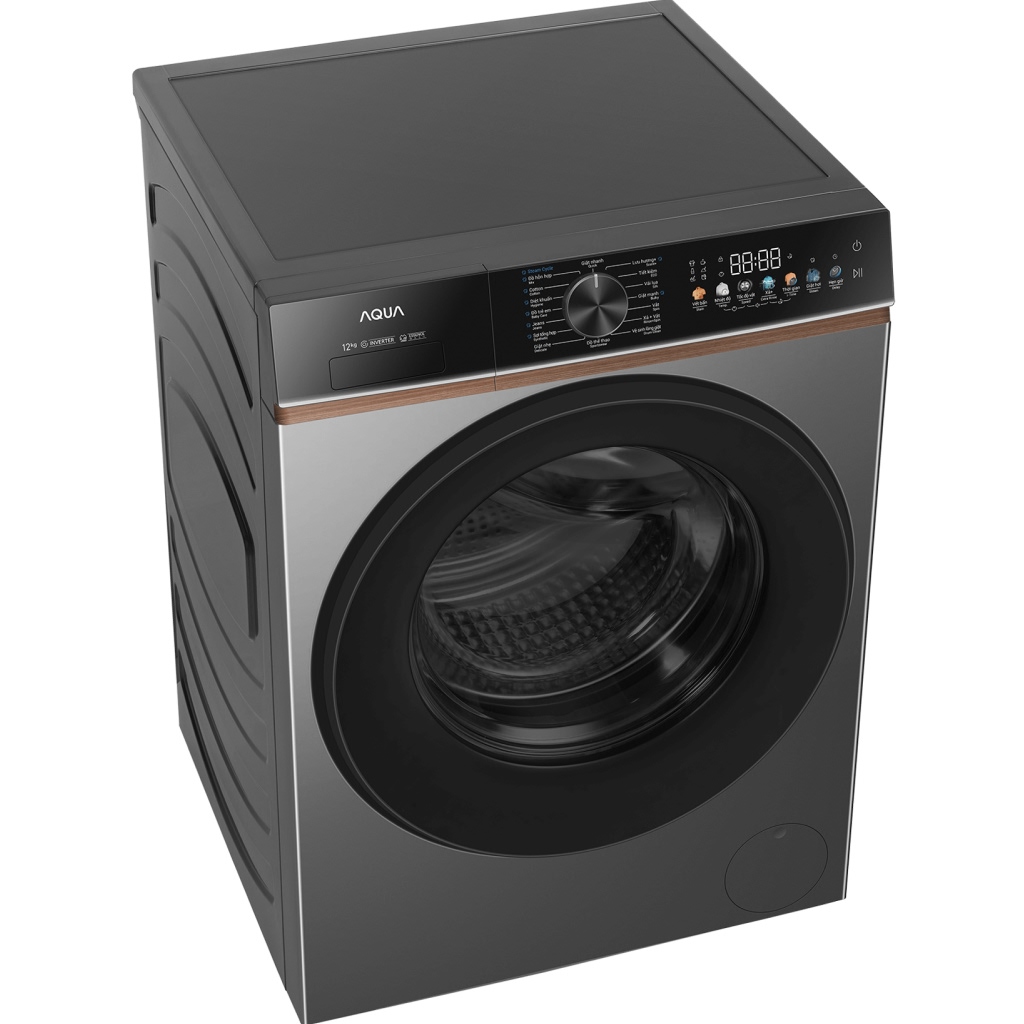 Máy giặt lồng ngang Inverter AQUA 12 Kg AW12-BP4657M