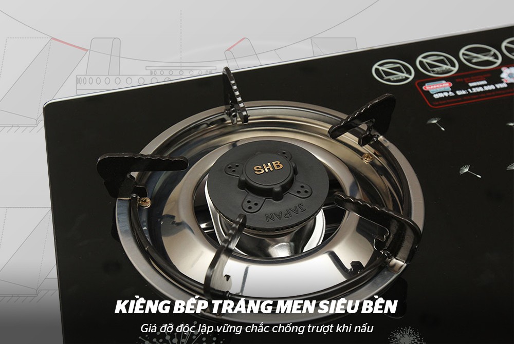 Bếp ga đôi Sunhouse SHB3365