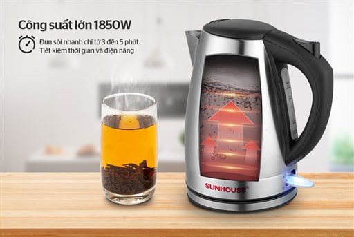 Bình đun siêu tốc Sunhouse 1.7 lít SHD1370