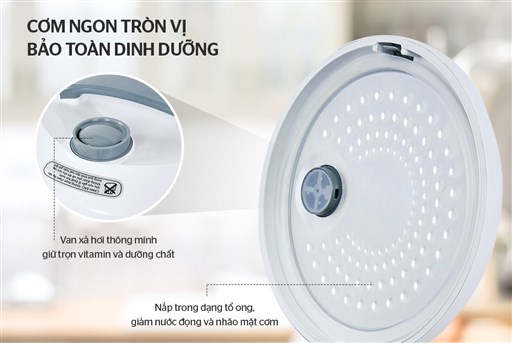 NỒI CƠM ĐIỆN 1.8L SUNHOUSE SHD8602