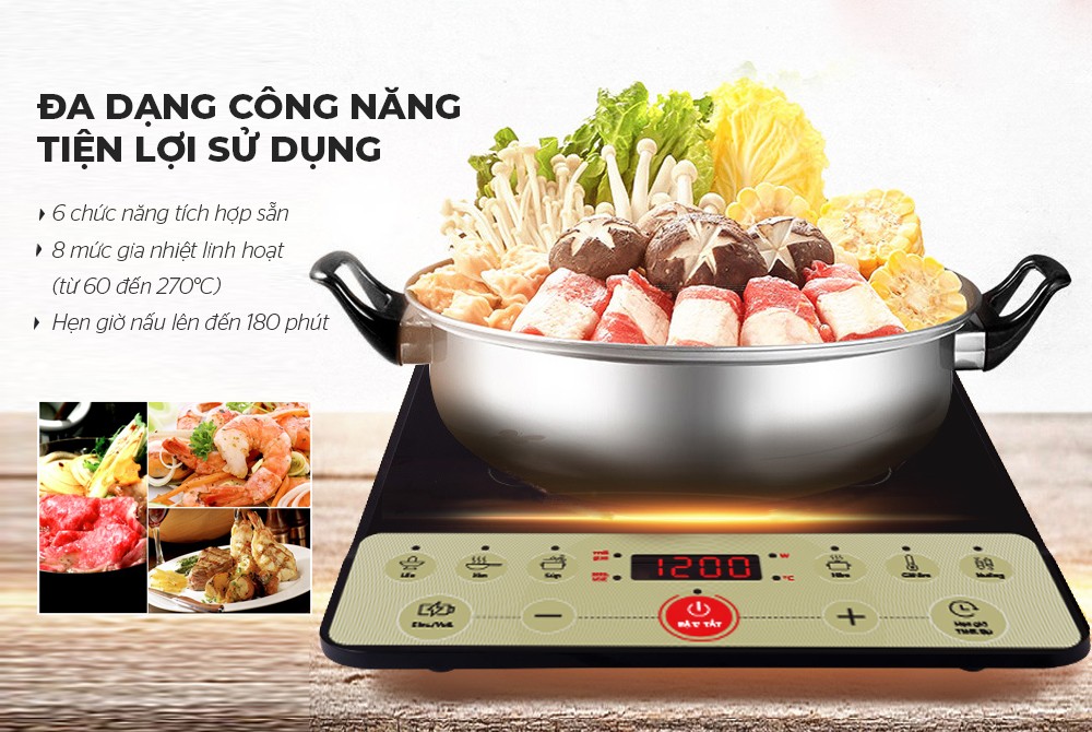 BẾP TỪ ĐƠN SUNHOUSE SHD6165