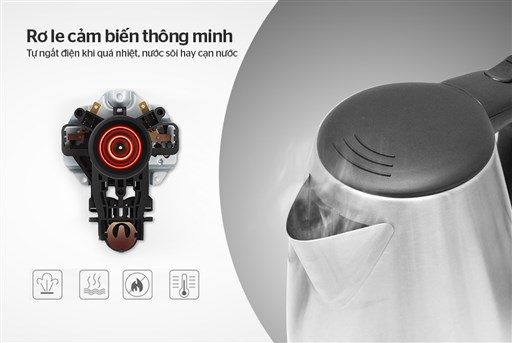 Bình đun siêu tốc Sunhouse 1.7 lít SHD1370
