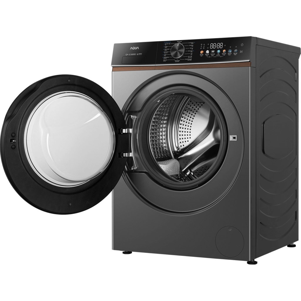 Máy giặt lồng ngang Inverter AQUA 12 Kg AW12-BP4657M