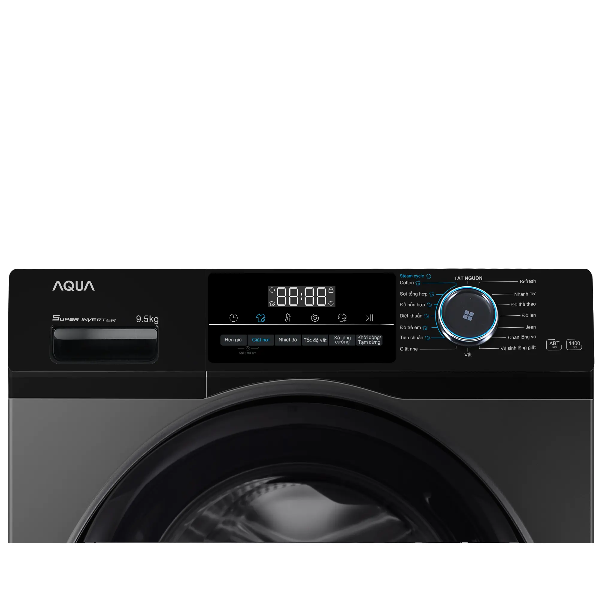 Máy giặt Aqua Inverter 9.5 kg AQD-A952J BK