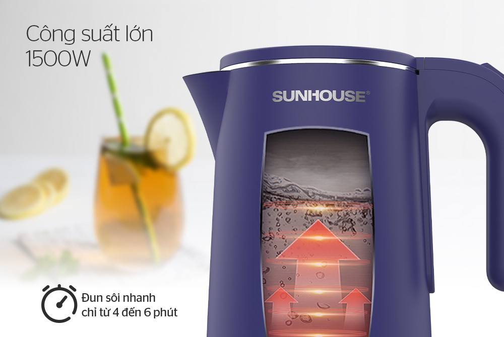 ẤM ĐUN SIÊU TỐC SUNHOUSE SHD1355