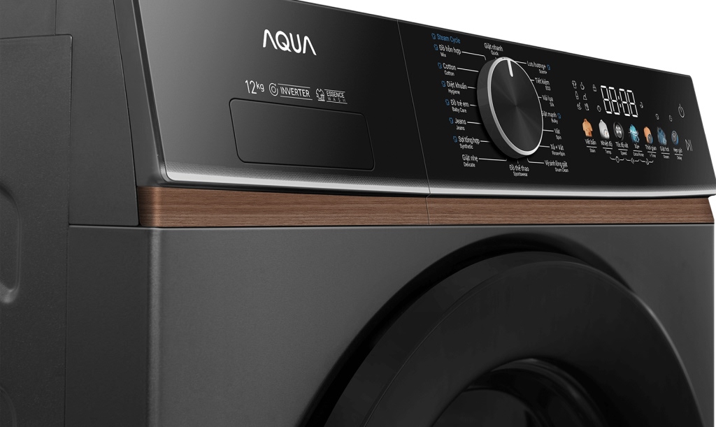 Máy giặt lồng ngang Inverter AQUA 12 Kg AW12-BP4657M