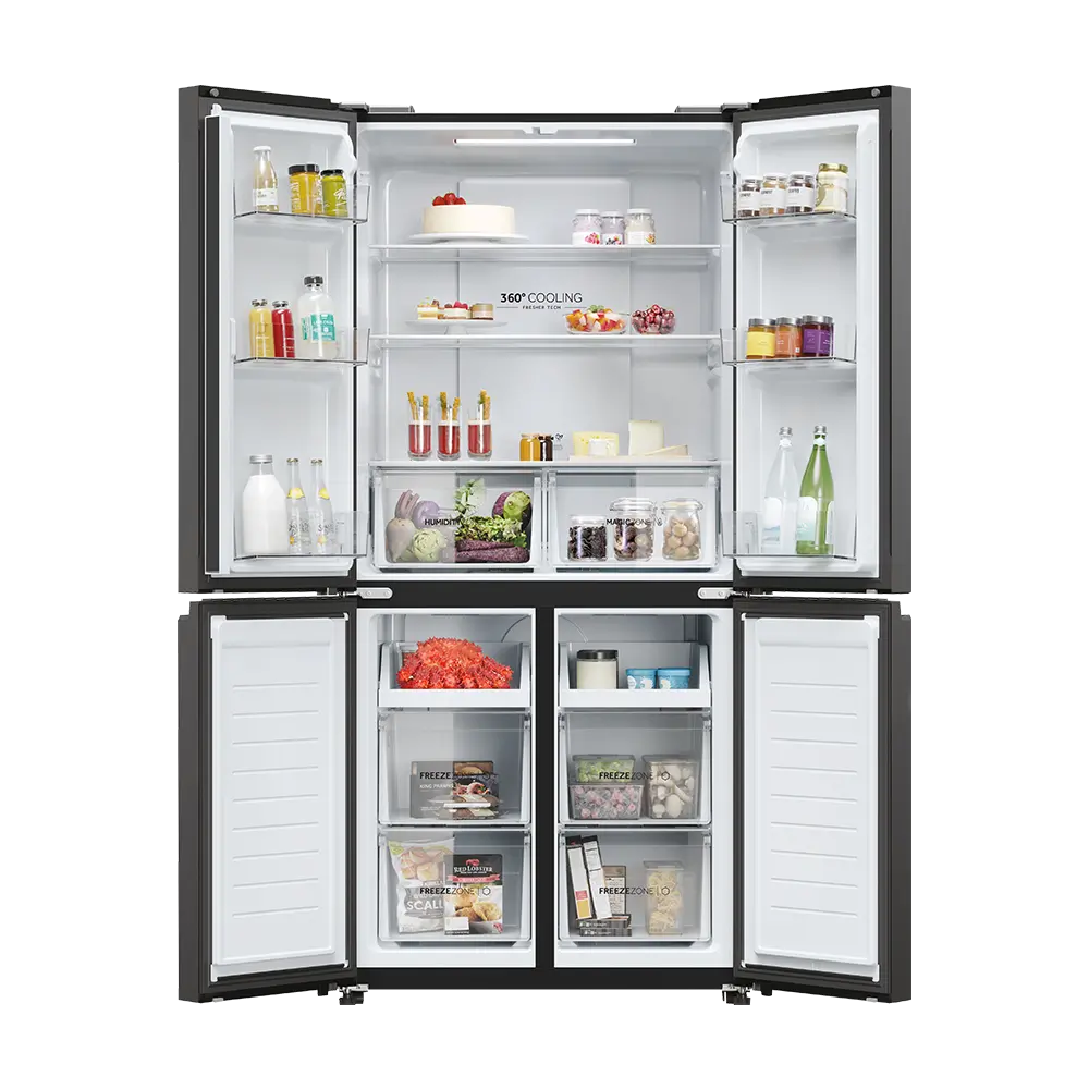 Tủ lạnh Aqua Inverter 469 lít Multi Door AQR-M536XA(GB)