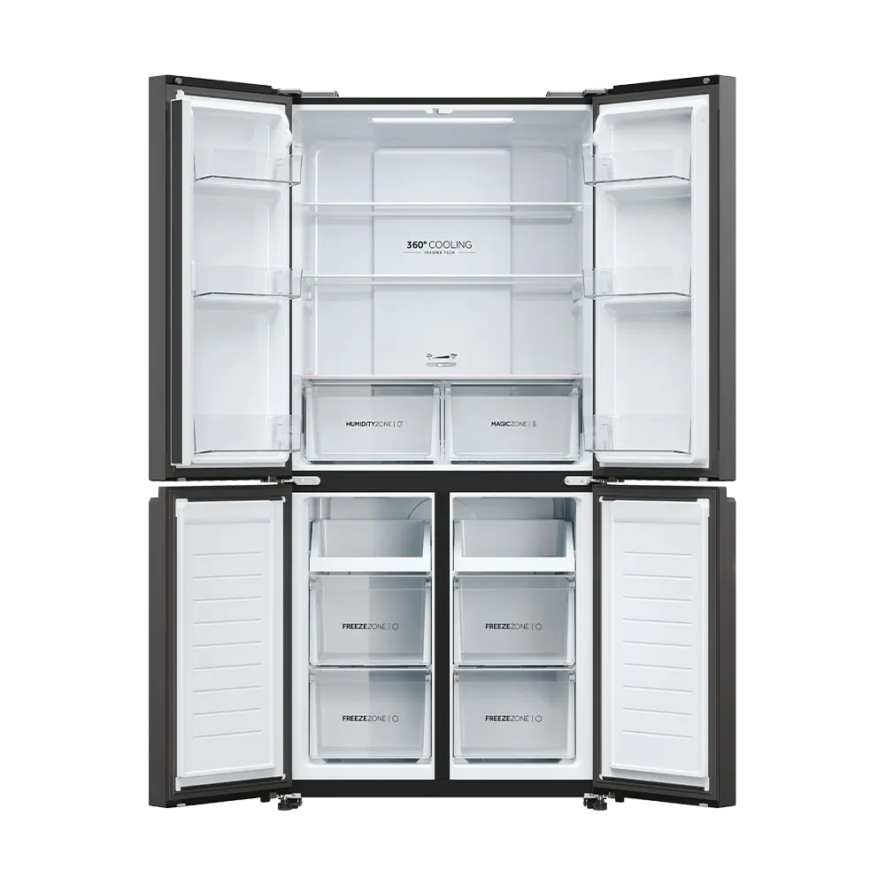 Tủ lạnh Aqua Inverter 469 lít Multi Door AQR-M536XA(GB)