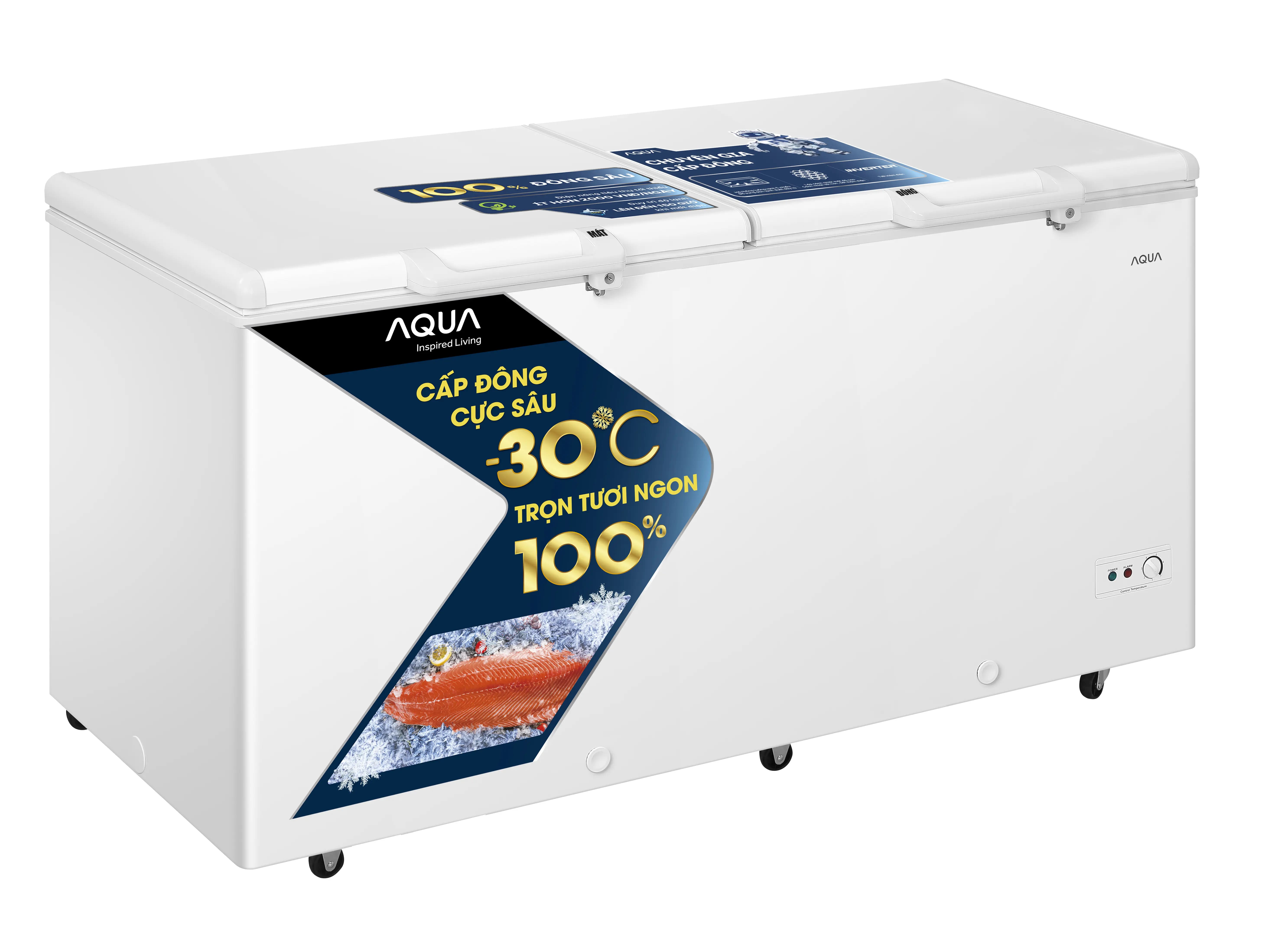Tủ đông mát Aqua Inverter 503 lít AQF-C6102E