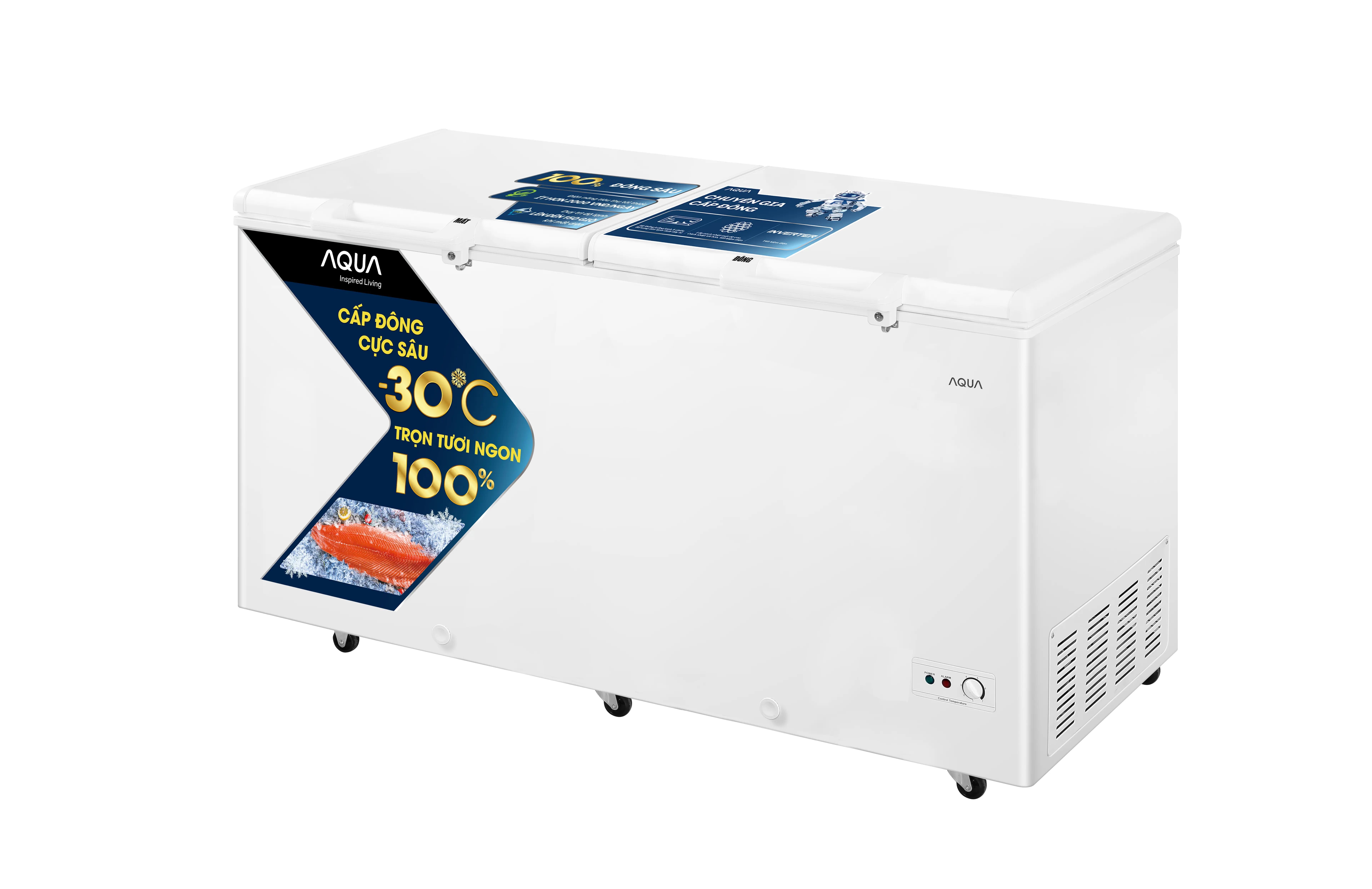 Tủ đông mát Aqua Inverter 503 lít AQF-C6102E
