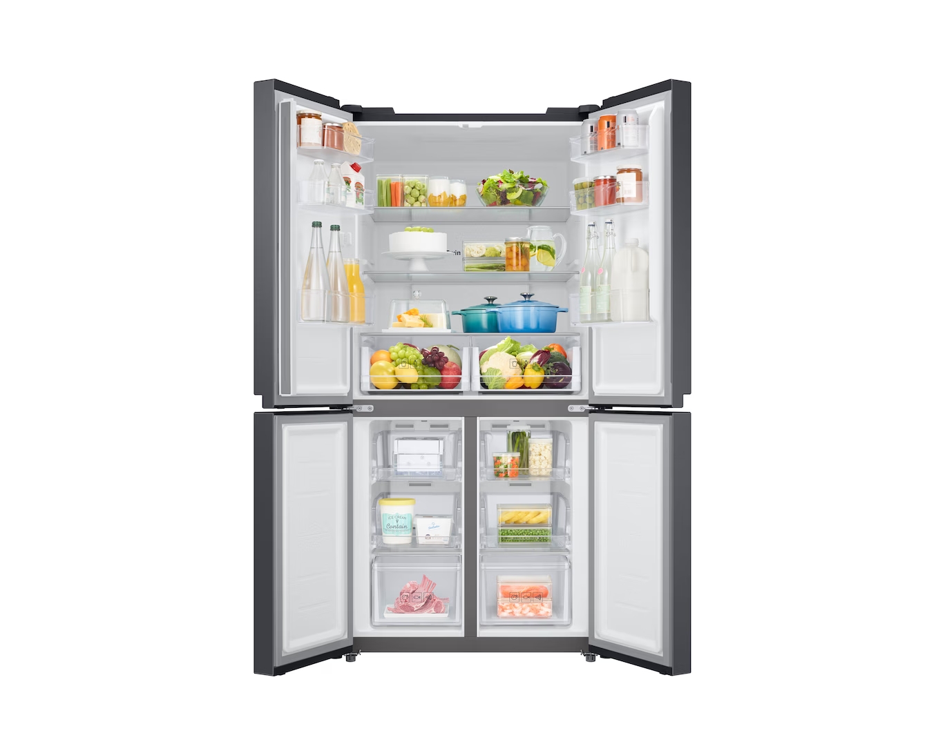 Tủ lạnh Samsung Inverter 488 lít Multi Door RF48A4000B4/SV