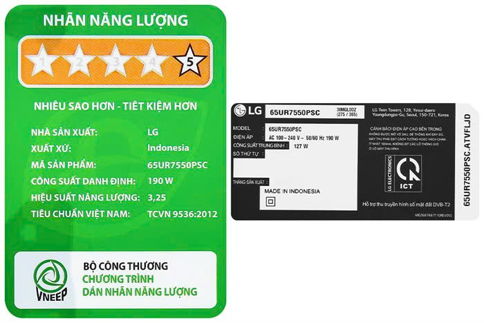 Smart Tivi LG 4K 65 inch 65UR7550PSC