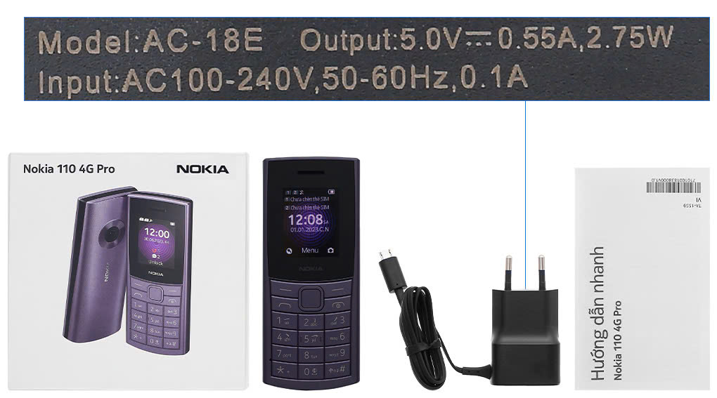 Điện thoại NOKIA 4G 110 Pro
