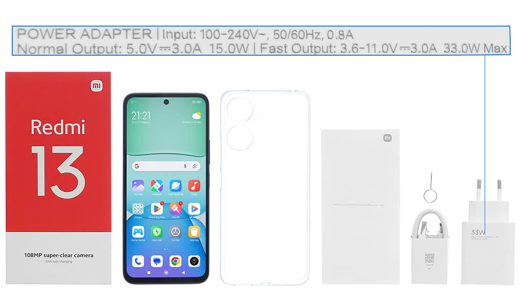 Điện thoại XIAOMI REDMI 13 8GB/128GB
