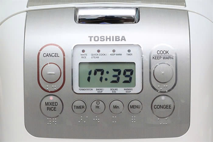 Nồi cơm điện tử TOSHIBA 1.8L RC-18NMF(WT)VN