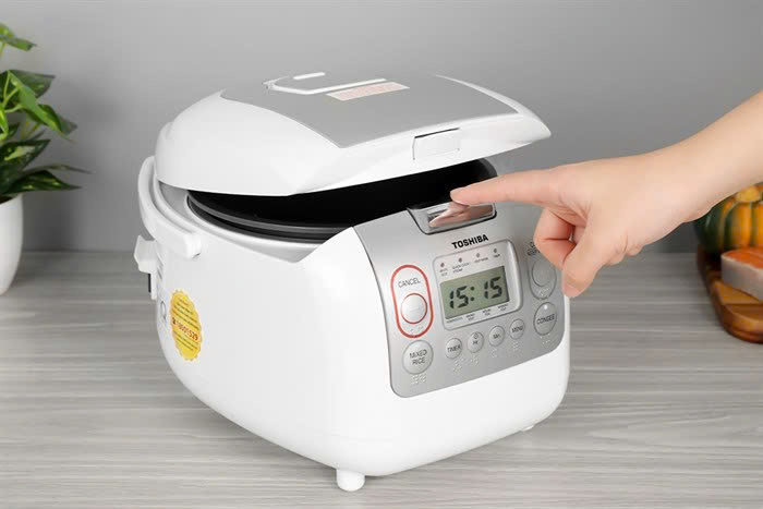 Nồi cơm điện tử TOSHIBA 1L RC-10NMFVN(WT)