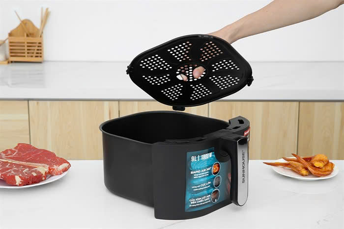 Nồi chiên không dầu SUNHOUSE 9L SHD4037