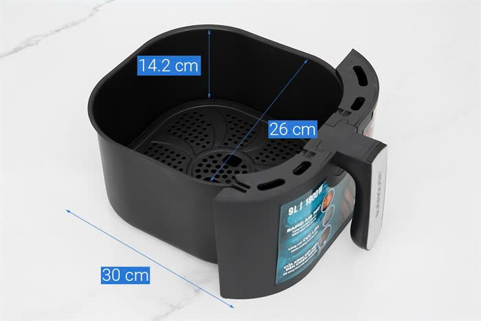 Nồi chiên không dầu SUNHOUSE 9L SHD4037