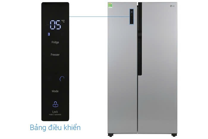 Tủ lạnh LG Inverter 519L GR-B256JDS
