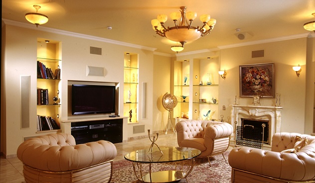 Mách bạn cách chọn đèn trang trí phù hợp với sofa phòng khách