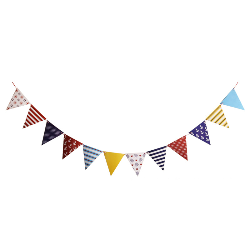 Dây cờ đuôi cá chữ happy birthday có 6 màu  PHỤ KIỆN TRANG TRÍ SINH NHẬT  XUÂN AN AN