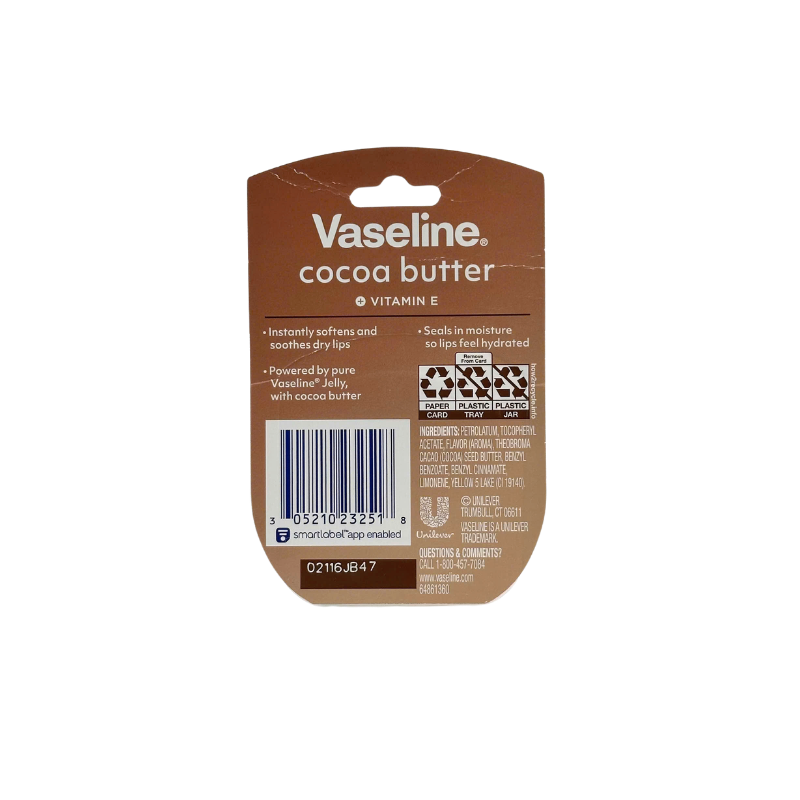 Vaseline Lip Therapy Cocoa Butter 0.25oz