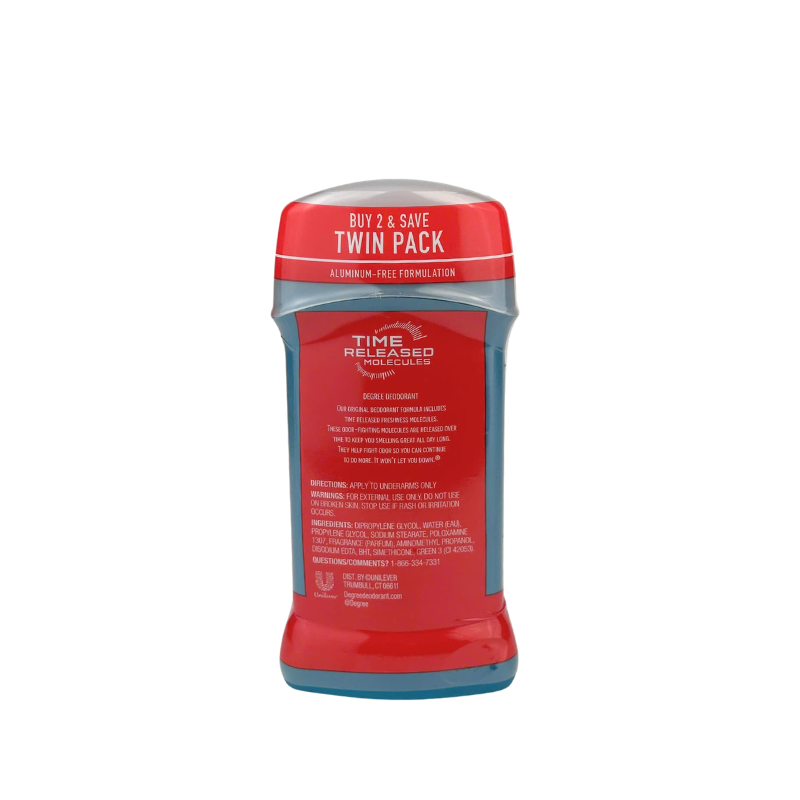 Degree Deodorant Stick Intense Sport (2Pack/3oz )