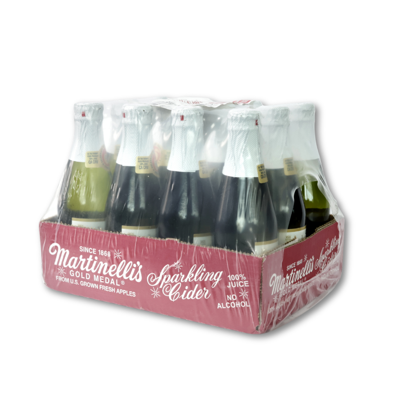 Martinelli's Sparkling Cider, Apple 12/8.4oz