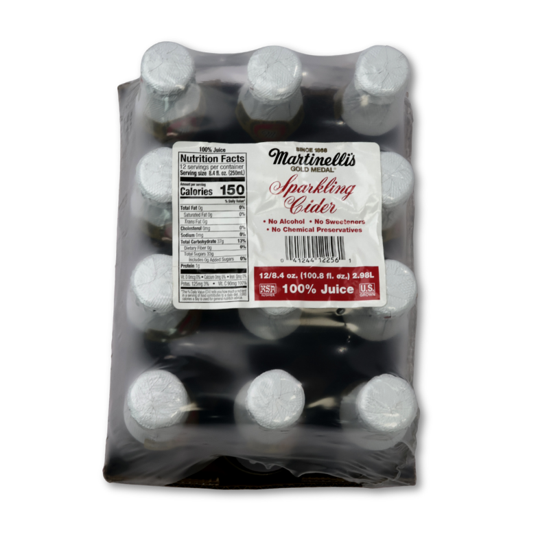 Martinelli's Sparkling Cider, Apple 12/8.4oz