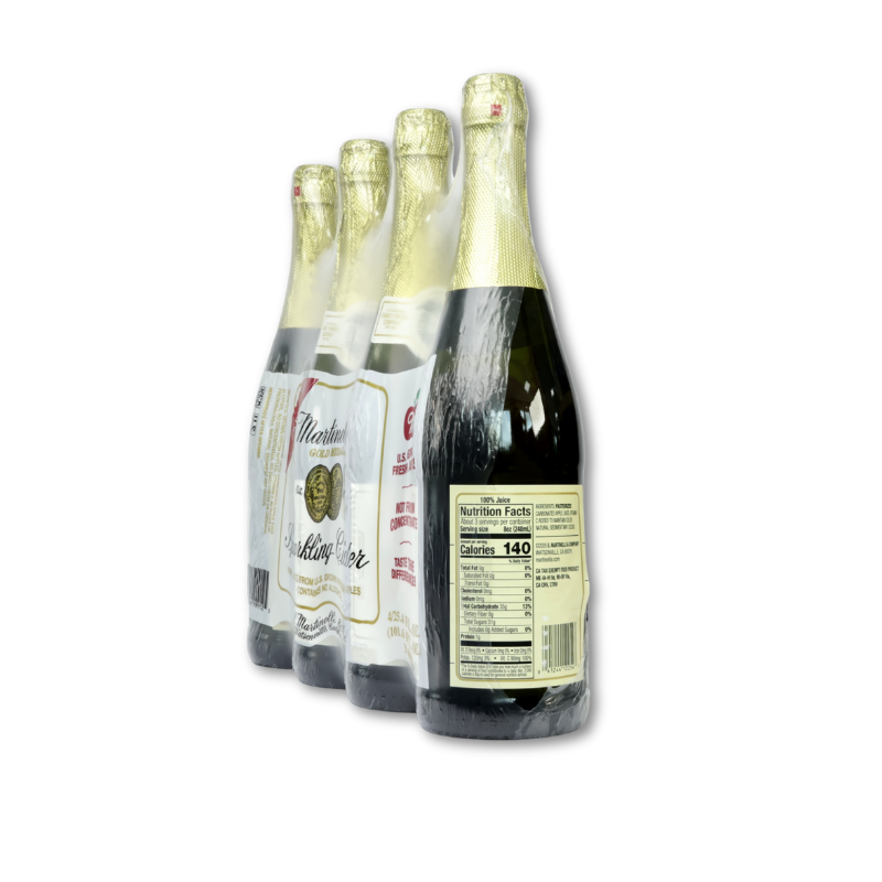 Martinelli's Sparkling Cider, Apple, 4/25.4oz