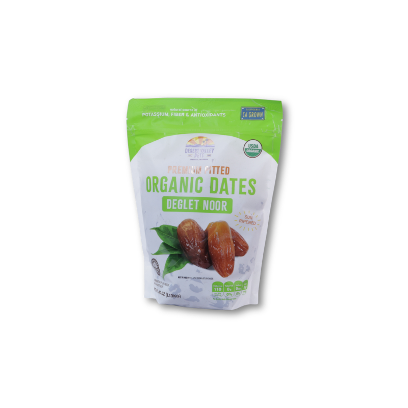 Organic Desert Valley Deglet Noor Dates  2.5lb (1.13 kg)