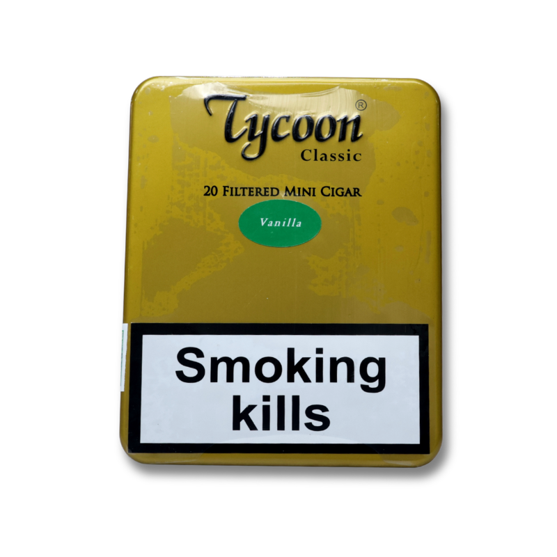Tycoon Mini Cigar Tin Box 20's - Vanilla