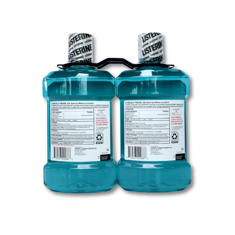 Listerine UltraClean Coolmint 1.5 Liter, 2pack