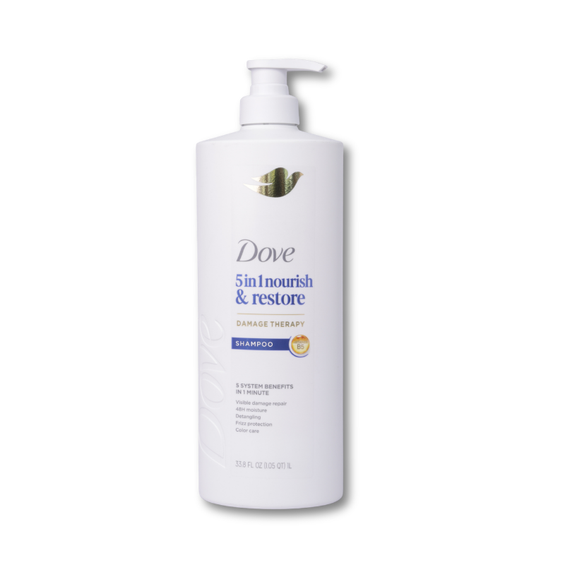 Dove Nourish & Restore 5in1 Shampoo - 33.8oz