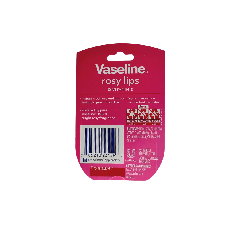 Vaseline Lip Therapy Rosy 0.25oz