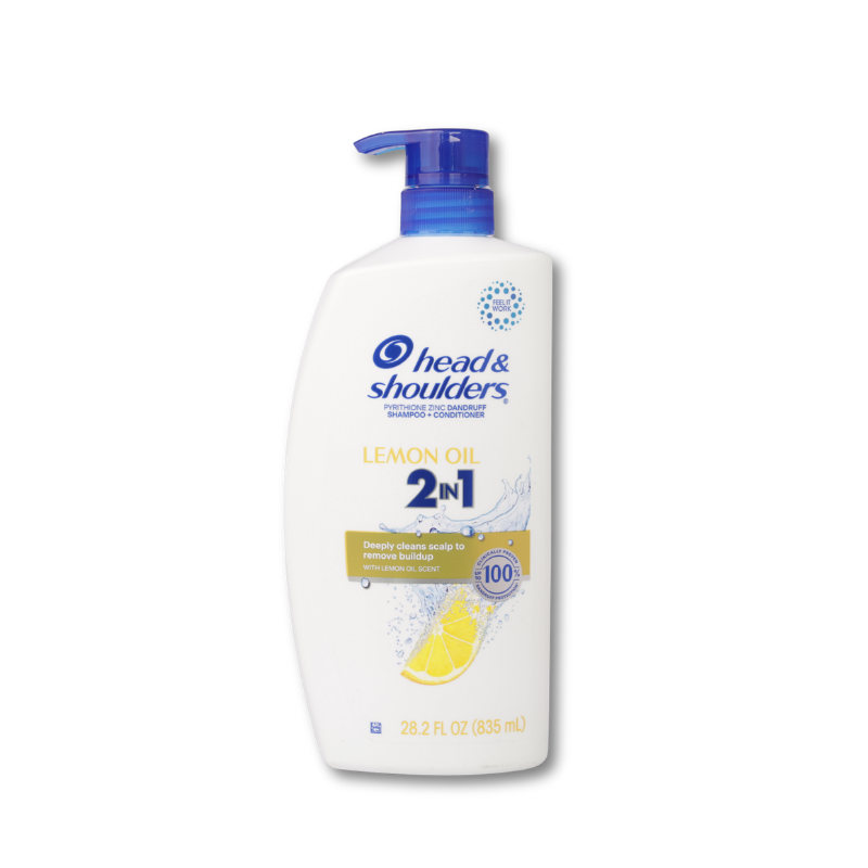 Head & Shoulders  2 in 1 Shampoo and Conditioner Lemon Essential Oil, 28.2 oz