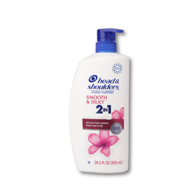 Head & Shoulders  2 in 1 Shampoo and Conditioner Smooth and Silky, 28.2 oz