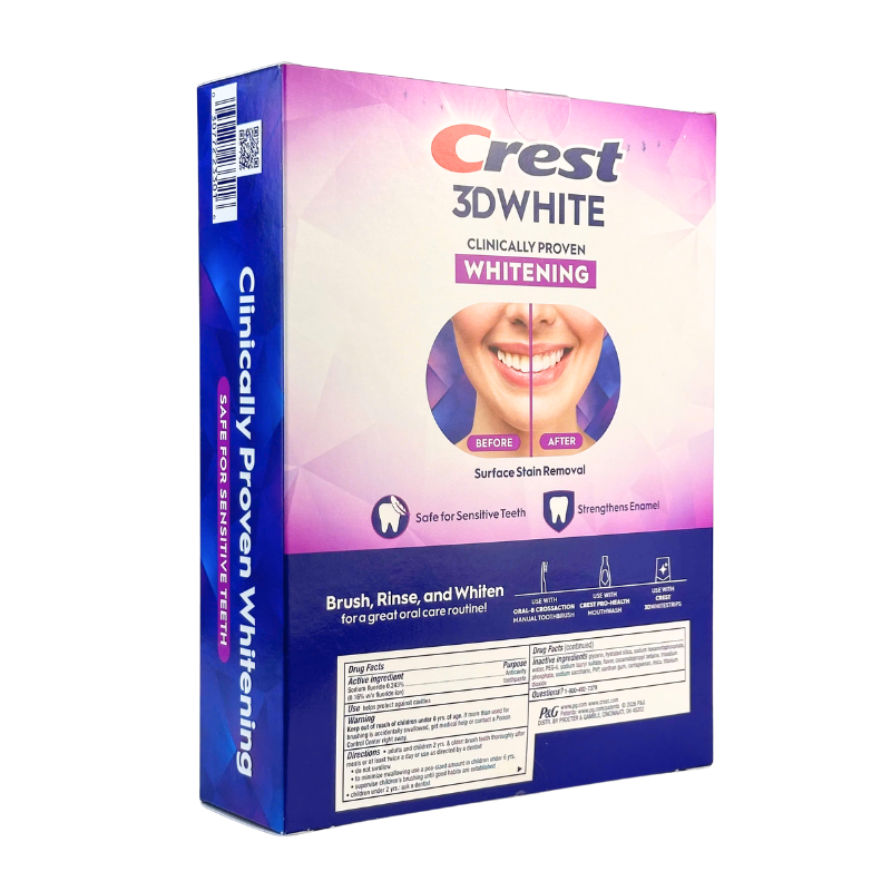 Crest 3D White Brilliant Mint Whitening Toothpaste, 5/5.2 oz