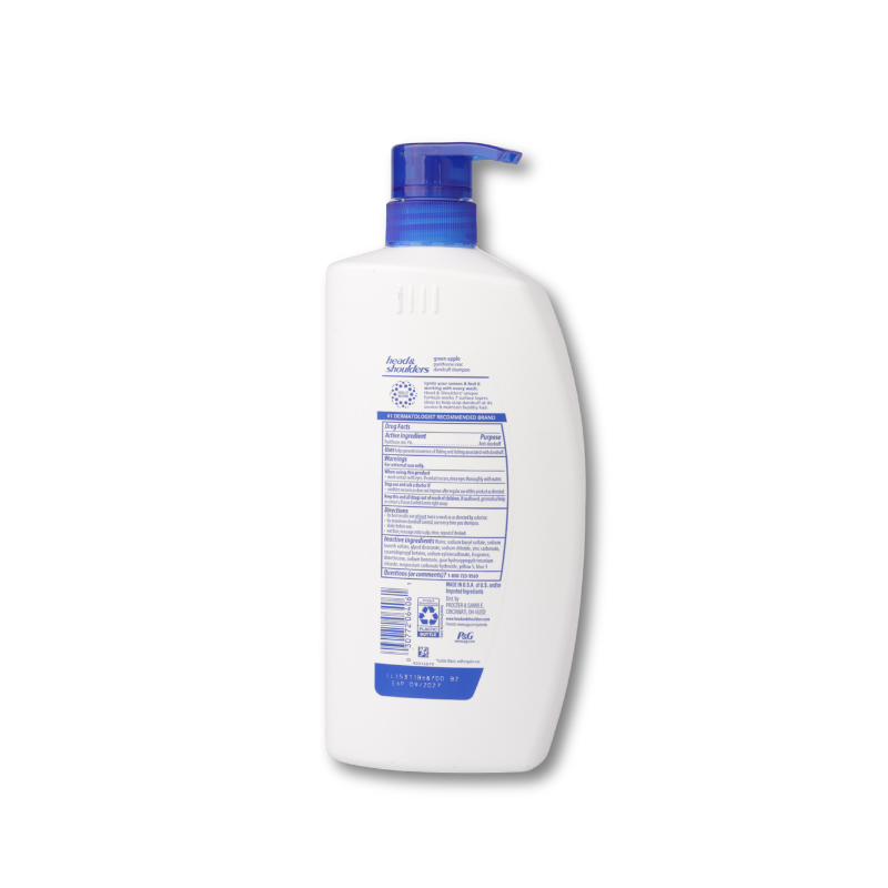 Head & Shoulders Dandruff Shampoo Green Apple, 28.2 oz