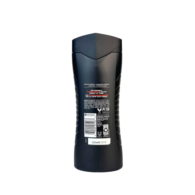 Axe 3 in 1 Total Fresh Shampoo Conditioner & Body Wash 16oz
