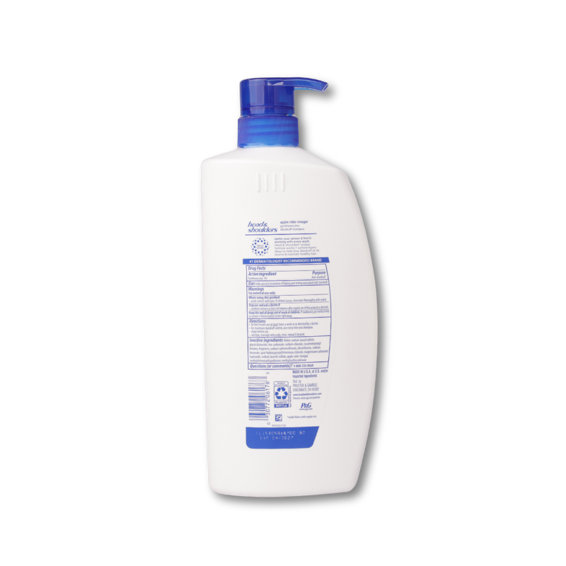 Head & Shoulders Dandruff Shampoo, Apple Cider Vinegar, 28.2 oz