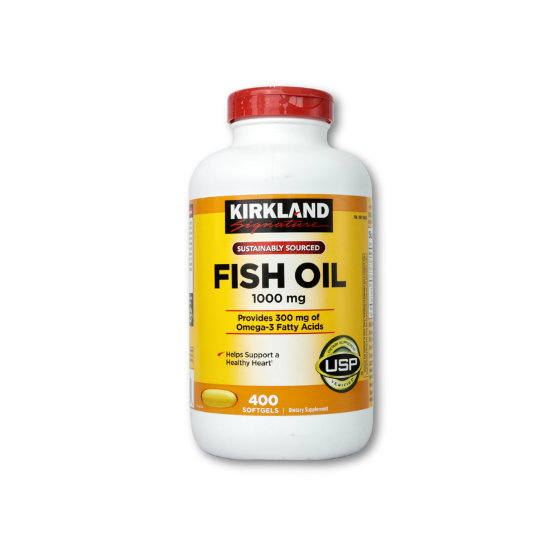 Kirkland Signature Fish Oil 1000 mg., 400 Softgels