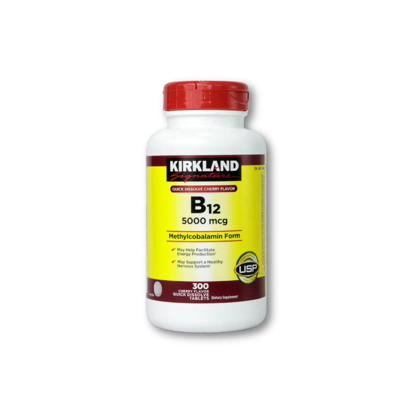 Kirkland Signature Quick Dissolve B-12 5000 mcg (300 Viên)