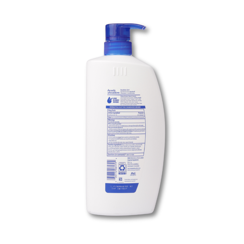 Head & Shoulders Mens 2 in 1 Dandruff Shampoo and Conditioner Bourbon, 28.2 oz