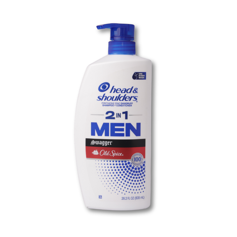 Head & Shoulders Mens 2 in 1 Shampoo and Conditioner Old Spice Swagger, 28.2 oz
