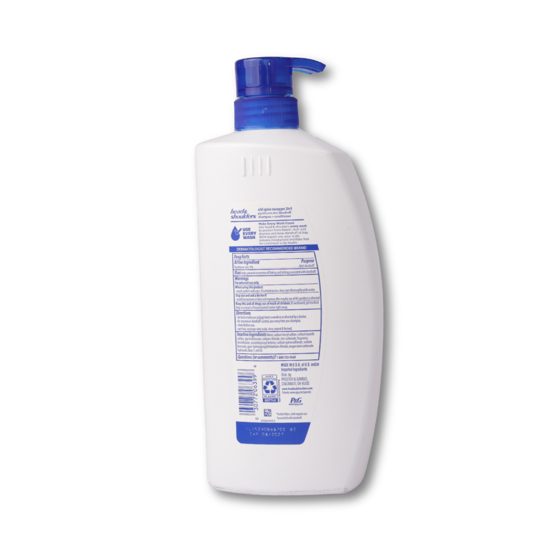 Head & Shoulders Mens 2 in 1 Shampoo and Conditioner Old Spice Swagger, 28.2 oz